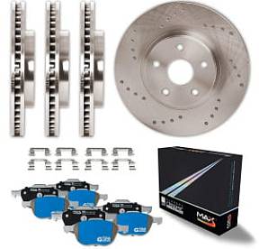 Комплект тормозных дисков и колодок для Chevrolet Tahoe | Cadillac Escalade 2006-2014 серия ELITE xDS