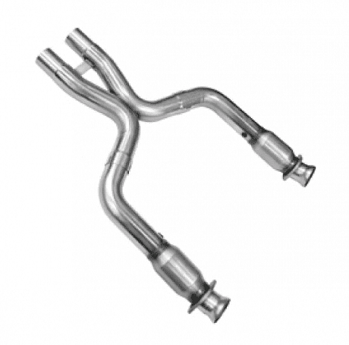 Приемные трубы X-Pipe с кат. для Mustang Shelby GT500, 2007-2014, 3'' x 3''