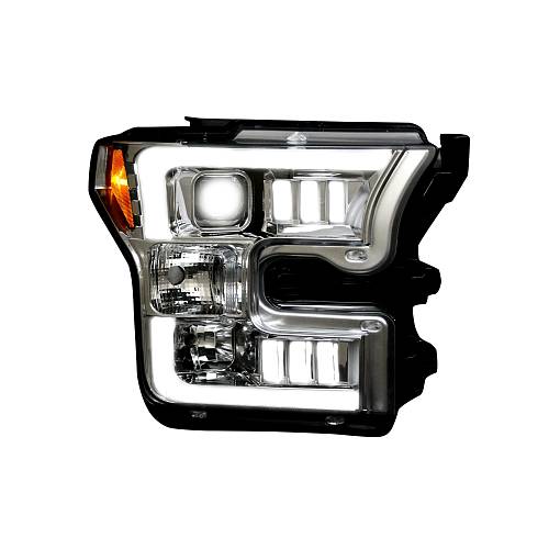 Фары головного света для Ford F150 15-17 - Clear / Chrome