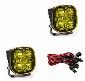 Комплект светодиодных фар (Spot) янтарного свечения серии Squadron Sport