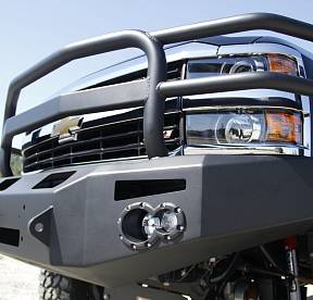 2015-2017 Chevy Heavy Duty Winch Bumper w/ Full Grill Guard Bare