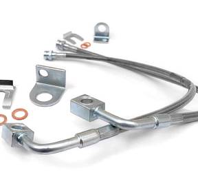 Передняя армированная тормозная магистраль для подвески с лифтом 4-6''