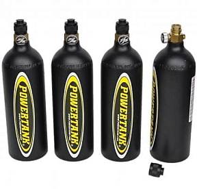 Cylinder, 1.25 lb. ( 20 oz.), TEAM YELLOW, ON/OFF Valve, (4 Pack)