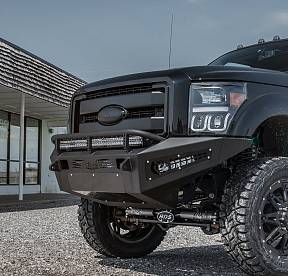 Передний бампер с встроенной LED-оптикой