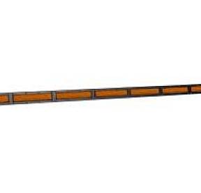 Светодиодная балка 50 дюймов серии Stage Series Flood, янтарный свет