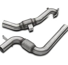 Выпускные трубы 3'' с кат. для Mustang EcoBoost  2.3L V4