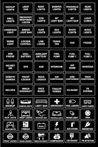 JK Switch Panel 8 Circuit Source SE System HD 07-17 Wrangler JK sPOD