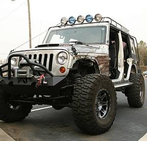 Бампер силовой для Jeep JK 2007-2017 под лебёдку 