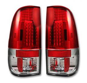 Ford Superduty F250HD/350/450/550 08-16 LED TAIL LIGHTS - Red Lens