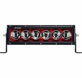 Фара 10″ Radiance Plus серия - красная подсветка