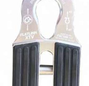 Буксировочный шакл FlatLink XTV для лебедок UTV / ATV - серебристый