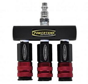 Воздушный шланг с переходником и тремя муфтами