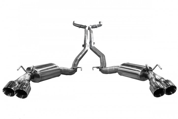 CatBack 3"×3'' с глушителями и 4 насадками для Camaro ZL1/Z28/1LE, 2012+