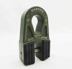 Шaкл для буксировки с крюком FLATLINK "E" (Expert) - темно-зеленый