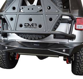 Full Length Rear Bumper 11 for 07-17 JK w/ Lights (Works w/ TC-6)