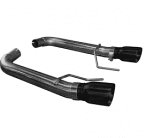 Система Axle Back для Mustang GT 5.0L OEM x 3'', черные насадки