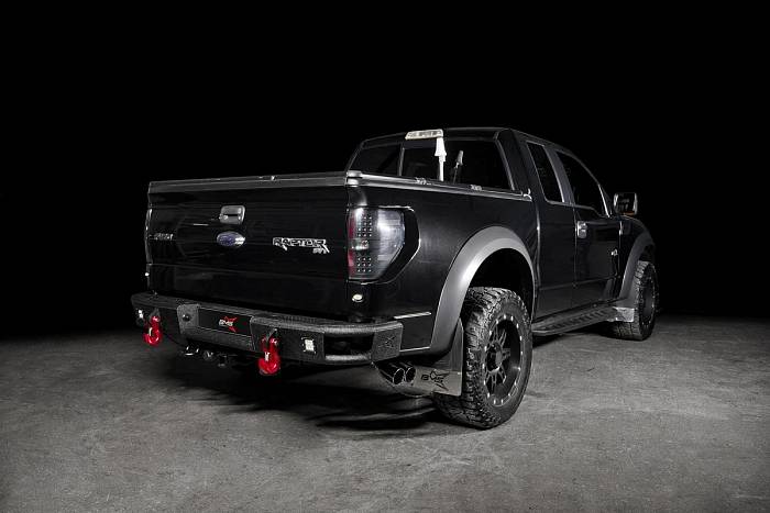 Задний силовой бампер BMS ALFA для Ford F-150 Raptor 2009-14, покрытие Line-X + цинкование