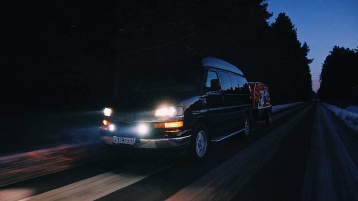 Комплект LED-фар MD-XL серия PRO, дальний свет