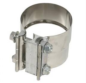 Стальной кламп с 2 болтами для выпускного коллектора