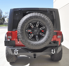 Single Action Rear Bumper and Tire Carrier w/ Bearing