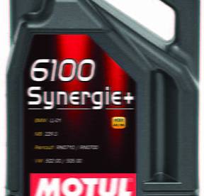 4 л MOTUL 6100 SYNERGIE+ 5W-30 для бензиновых и дизельных двигателей, изготовленное по технологии Technosynthese®