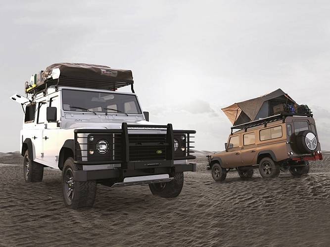 Багажник Slimline II  на крышу Land Rover Defender 110 - от Front Runner