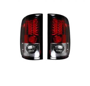 Dodge 94-01 RAM 1500 & 94-02 RAM 2500/3500 LED TAIL LIGHTS - Red Lens