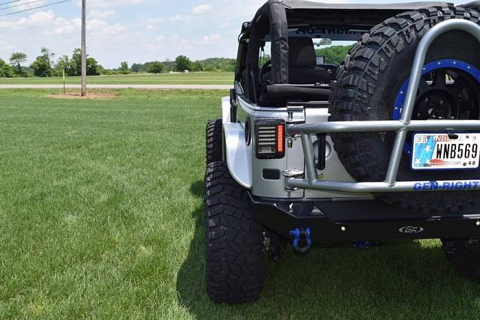 Крылья передние алюминиевые  для Jeep JK от GenRight