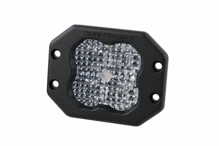 Белый врезной LED-модуль SS3 Pro с красной подсветкой, рабочий свет