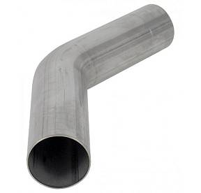 Стальная 1.7 мм труба с изгибом 45⁰, ø3.0" и R=3.5"