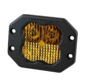 Врезной желтый LED-модуль SS3 Sport с янтарной подсветкой, комбинированный свет