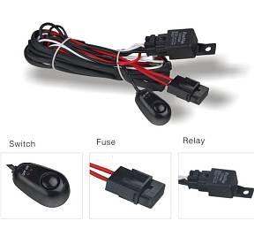 Wiring Harness w/ relay and switch