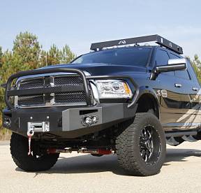2010-2017 Dodge Heavy Duty Winch Bumper w/ Full Grill Guard