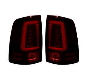 Dodge 13-17 RAM 1500/2500/3500 OLED TAIL LIGHTS (Replaces Factory OEM LED Tail Lights ONLY) - Red Lens