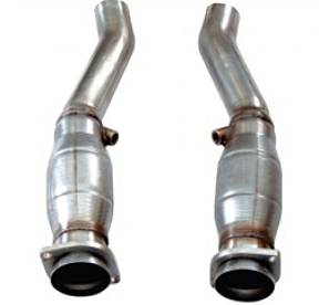 Соединительные трубы с кат. Green для Cadillac CTS-V LS6/LS2  5.7L/6.0L, 3'' x 2.5''