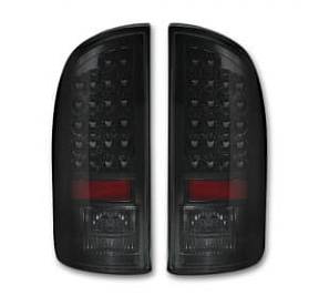 Dodge 07-08 RAM 1500 & 07-09 RAM 2500/3500 LED TAIL LIGHTS - Smoked Lens
