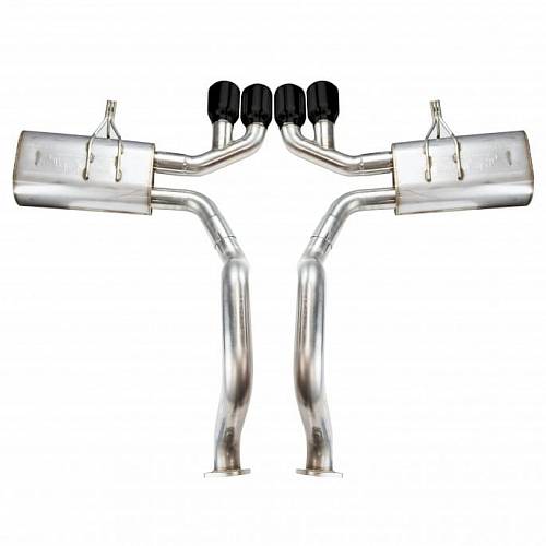 Система Axle Back для Corvette C5, 1997-2004, OEM x 2.5", черные насадки