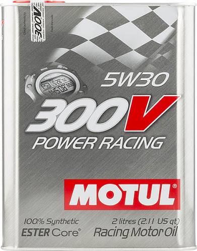 2 л MOTUL 300V POWER RACING произведено по технологии ESTER Core®