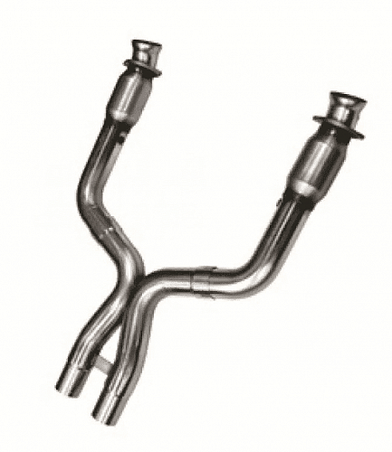 Приемные трубы X-Pipe с кат. для Mustang Shelby GT500, 2007-2010, 3'' x 2.5''