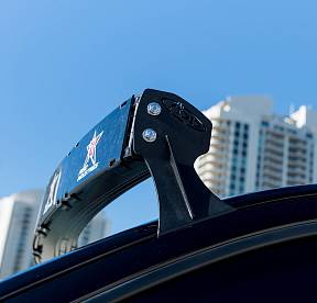 Кронштейн для установки светодиодной балки RDS над лобовым стеклом