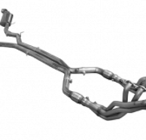 Выхлопная система 1-7/8"×3'' с катализатором для Camaro V8 2016+