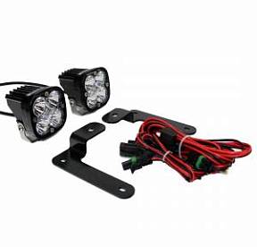 Комплект противотуманных фар с кронштейнами для передней стойки Jeep Wrangler JL