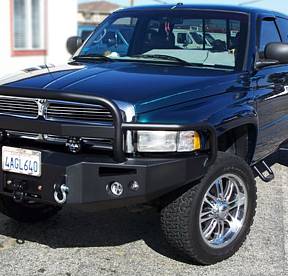 1994-2002 Dodge Heavy Duty Winch Bumper w/ Full Grill Guard