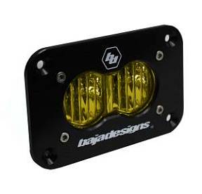 Спортивные светодиодные фары янтарного свечения серии S2 Sport с угловым освещением