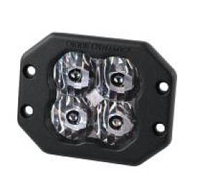 Белый врезной LED-модуль SS3 Pro SAE с янтарной подсветкой, водительский свет