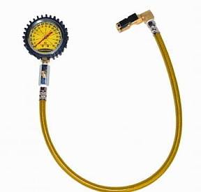 Жидкостный манометр 160 PSI с гибким шлангом 24 дюйма 