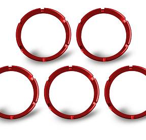 Декоративный элемент для модульной оптики KC FLEX™ цвет красный(5 шт.) #30564