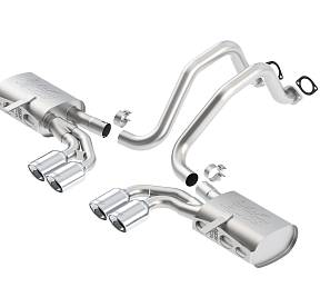 ВЫХЛОПНАЯ СИСТЕМА CAT BACK CHEVROLET CORVETTE C5/Z06 ’97-’04 ATAK