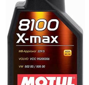 1 л MOTUL 8100 X-MAX 0W-30 для бензиновых и дизельных двигателей