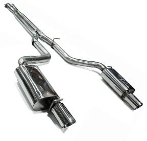 Cat Back система OEM ø 3'' с насадками и овальным глушителем